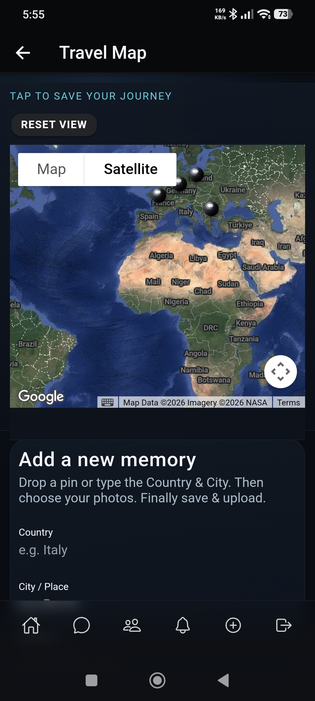 Privacy controls screen preview