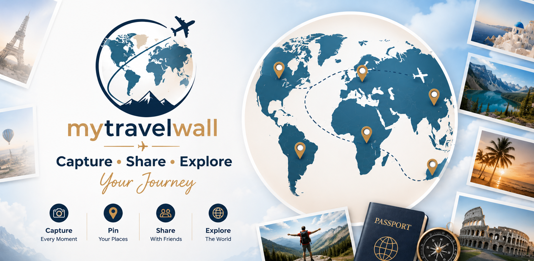 MyTravelWall featured app preview